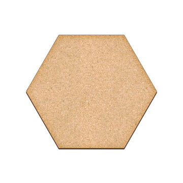 Kunstkarton Hexagon, 23cm x 20cm