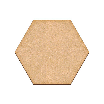 Art board Hexagon, 23cm х 20cm