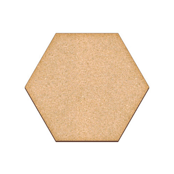 Art board Hexagon, 23cm х 20cm