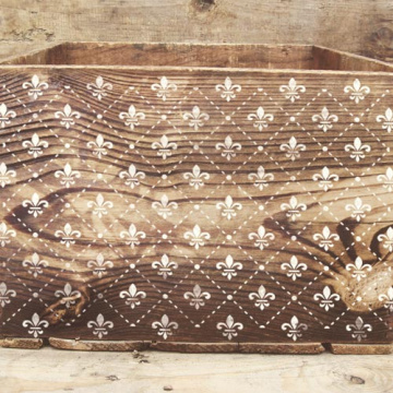 Stencil for crafts 15x20cm "Lilies background" #167 - 2