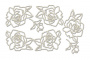 набор чипбордов розы 15х15 см #343 