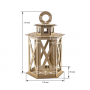 Decorative lantern 6-sided, size S, #081 - 2