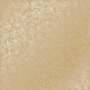 лист односторонней бумаги с фольгированием, дизайн golden rose leaves kraft, 30,5см х 30,5см