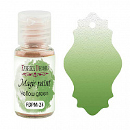 Dry paint Magic paint Yellow green 15ml