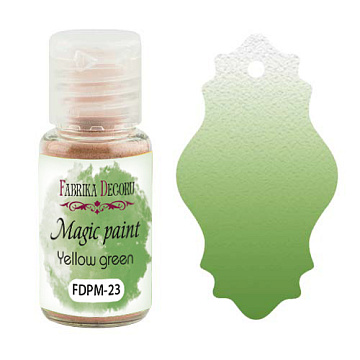 Sucha farba Magic paint Żółto-zielona, 15 m