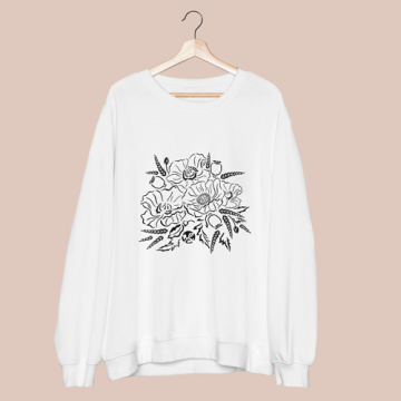 Stencil for decoration XL size (30*30cm), Autumn bouquet, #209 - 2