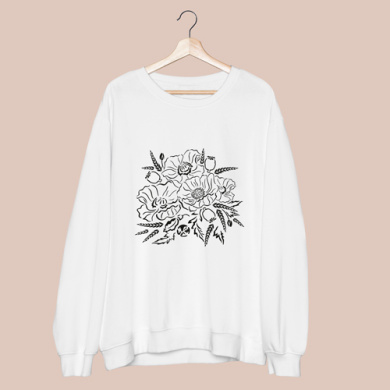 трафарет многоразовый xl (30х30см), осенний букет, #209 фабрика декору - 2