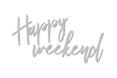 чипборд happy weekend 10х20 см #438  - 2 чипборд happy weekend 10х20 см #438  - 2