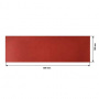 Piece of PU leather Red, size 50cm x 15cm - 0
