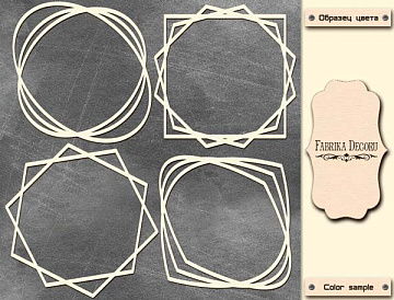 Megaspanplatte "Rahmen - Geometrie 2" #035