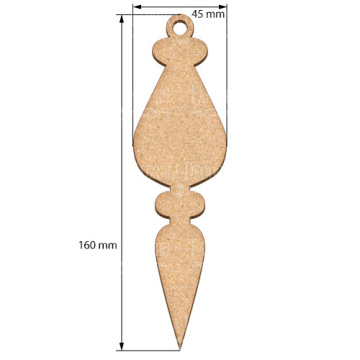 Blank for decoration New year tree toy 30, #461 - 2