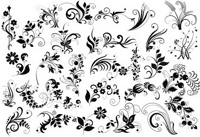 overlay "summer flowers" 21х29,7 сm