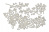  Набор чипбордов Пуансетия 10х15 см #622 color_Milk