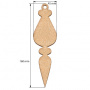 Blank for decoration New year tree toy 30, #461 - 0