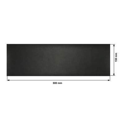 отрез кожзама black, размер 50см х 15см  - 2