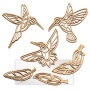 Art Stained Glass Kit "Hummingbirds", for painting by numbers - 4