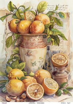 Decoupage card #0849, 29,7x42cm