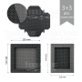 Фоторамки - набор картонных заготовок рамочек для фото, 6шт, 155х155 мм и 155х113 мм