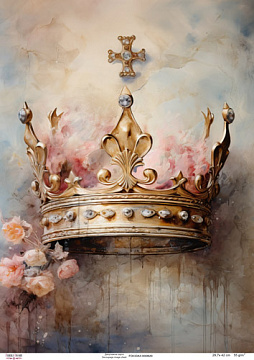 Decoupage-Karte #0820, 29,7x42cm
