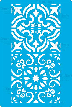 Stencil for crafts 15x20cm "Ornament border 1" #324