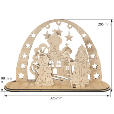 заготовка для декорирования #347 "святой николай"  - 2
