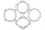 Spanplatten-Set "Rahmen - Geometrie 2" #378
