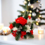 “Christmas Flowers” floral arrangement, 250 x 250 x 260 mm - 2