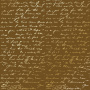 Лист односторонней бумаги с фольгированием, дизайн Golden Text Milk chocolate, 30,5см х 30,5см