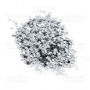 Пайетки Звездочки мини, серебряные, #005