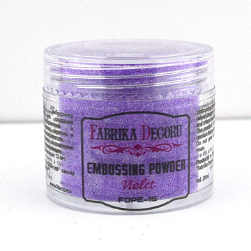 Puder do embossingu Fiolek, 20ml