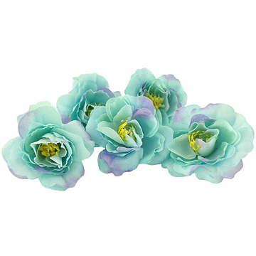 Tea rose flower, Mint, 1pc