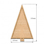  Art board Pine tree 22,5х37 cm - 0