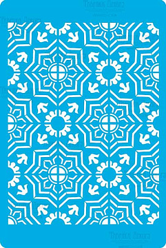 Stencil for crafts 15x20cm "Byzantine background style" #320