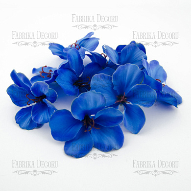 цветы гортензии синие,1шт