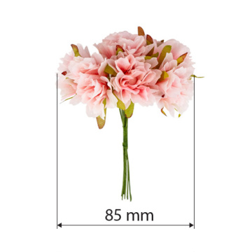 Set of sweet cherry flowers, pale pink, 6 pcs - 2