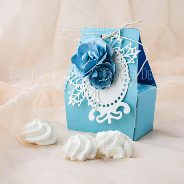 Bonbonniere Handbag set of cardboard blanks for gift wrapping, 6 pcs, 105х75х43 mm