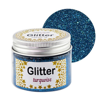 Glitter, color Turquoise, 50 ml