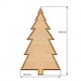  Art board Pine tree 23х39 cm - 0