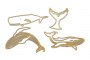 Набор чипбордов Киты 10х15 см #594