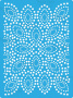 Stencil for crafts 15x20cm "Firebird Feather" #155