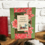 Zestaw #2 do tworzenia kartek okolicznościowych, "Our warm Christmas", 10cm x 15cm