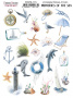 Set of stickers 24 pcs Memories of the sea 173