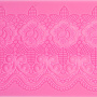 Silicone mat, Flower border #09 - 0