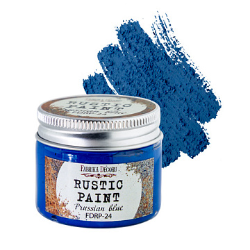 Rustic paint Prussian blue