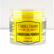 Embossing powder Lemon 20 ml
