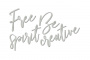 Tekturek "Free spirit, be creative" #423