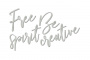 Чипборд Free spirit, be creative 10х20 см #423