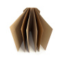 Blank kraft scrapbook album (photo album), 20cm x 20cm, 6 sheets - 1