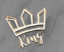 Mega shaker dimension set, 15cm x 15cm, Figured frame King's Crown - 0