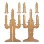 Rohling zur Dekoration Klassischer Kandelaber für 5 Kerzen #326